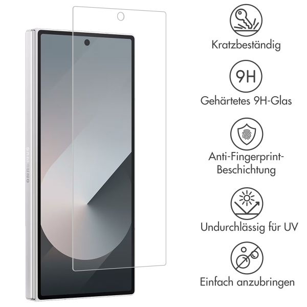 Accezz Displayschutz 2er-pack aus gehärtetem Glas Samsung Galaxy Z Fold 7
