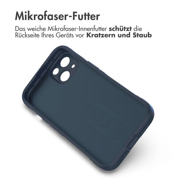 imoshion EasyGrip Back Cover für das iPhone 13 - Dunkelblau