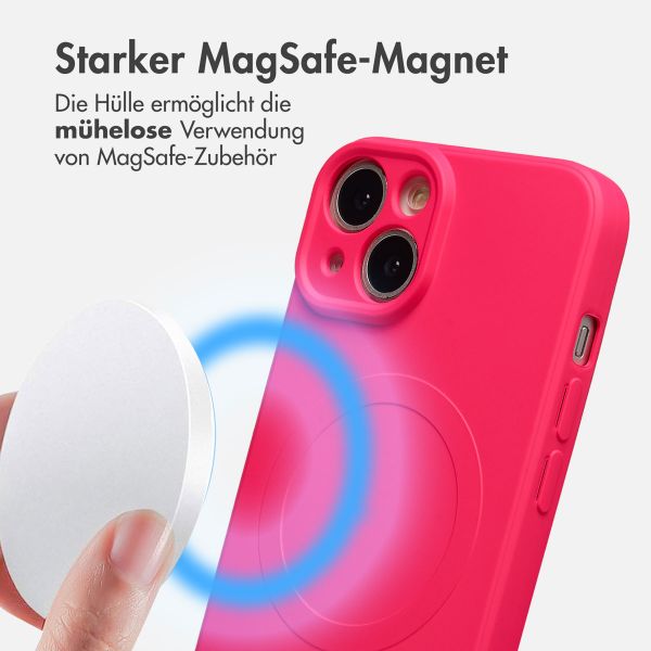 imoshion Color Back Cover mit MagSafe Apple iPhone 14 - Neon Pink