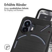imoshion Brushed Back Cover Nothing Phone (2) - Schwarz