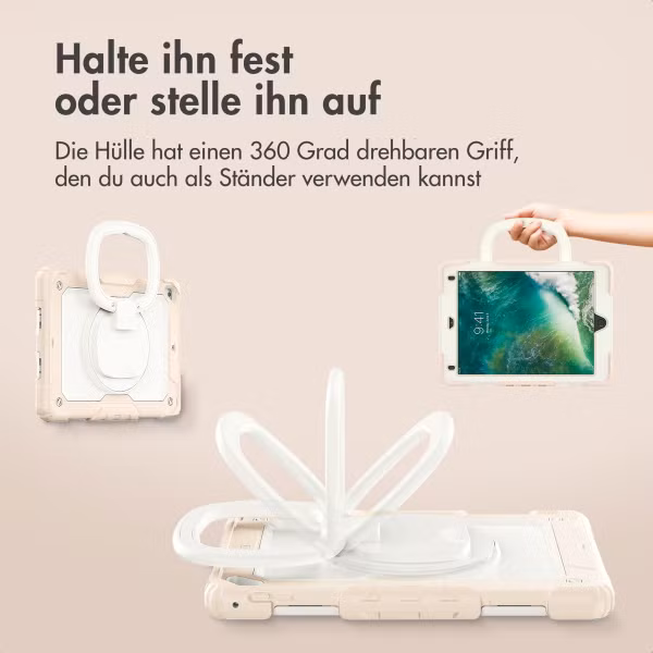imoshion Rugged Kindersicher Schutzhülle Apple iPad 6 (2018) 9.7 Zoll / iPad 5 (2017) 9.7 Zoll / Air 2 (2014)/Air 1 (2013) - Hellrosa