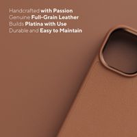 Njorð Collections Genuine Leather Case für das iPhone 14 Pro Max - Cognac