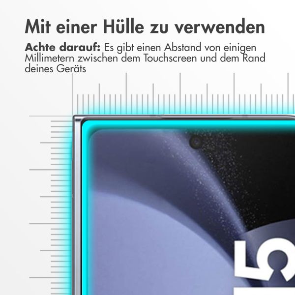 Accezz Screen Protector aus gehärtetem Glas Samsung Galaxy Z Fold 5
