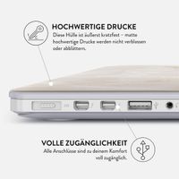 Burga Hardshell Hülle für das MacBook Pro 14 Zoll (2021 / 2023 M3 chip / 2024 M4 chip) - A2442 / A2779 / A2918 / A3112 / A3185 / A3401 - Vanilla Sand