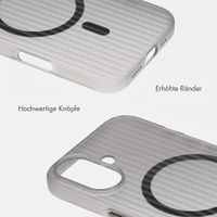Accezz Lite Backcover mit MagSafe | Fluted | Apple iPhone 16 - Grau