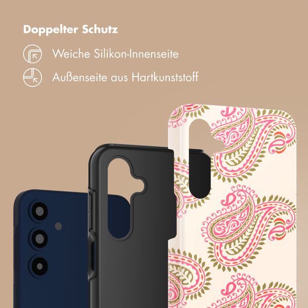 Selencia Vivid Back Cover Samsung Galaxy A16 - Paisley Blush