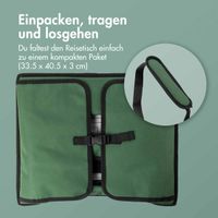 imoshion Reisetisch - Tablethalter Auto - 7 Aufbewahrungsfächer - Inklusive 2 Malvorlagen - Grün