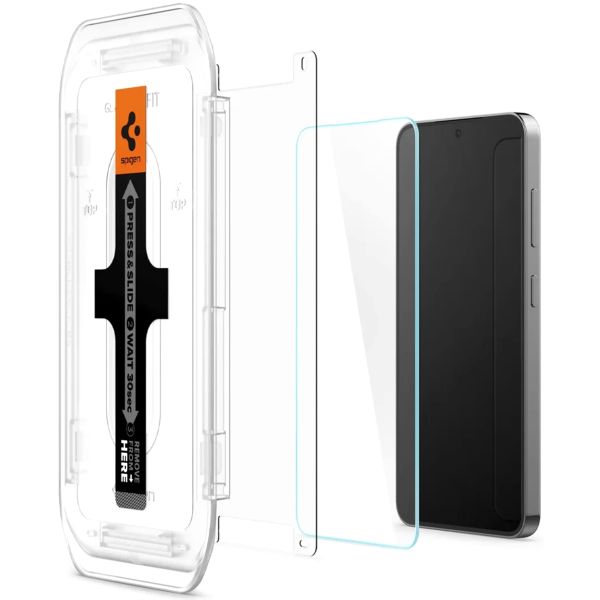 Spigen GLAStR Fit Displayschutzfolie  + Applicator 2-pack für das Samsung Galaxy S24 Plus / S25 Plus