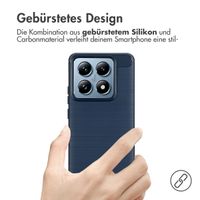 imoshion Brushed Back Cover für das Xiaomi 14T Pro - Dunkelblau