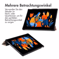 imoshion Trifold Klapphülle Lenovo Idea Tab Plus - Rose Gold