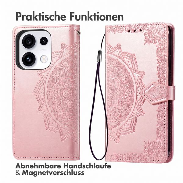 imoshion Mandala Klapphülle Oppo Reno 16 F - Rose Gold