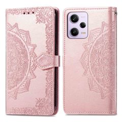 imoshion Mandala Klapphülle für das Xiaomi Redmi Note 12 Pro Plus - Rose Gold