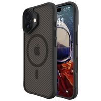 imoshion Rugged Hybrid Carbon Case mit MagSafe für das Apple iPhone 16 - Schwarz