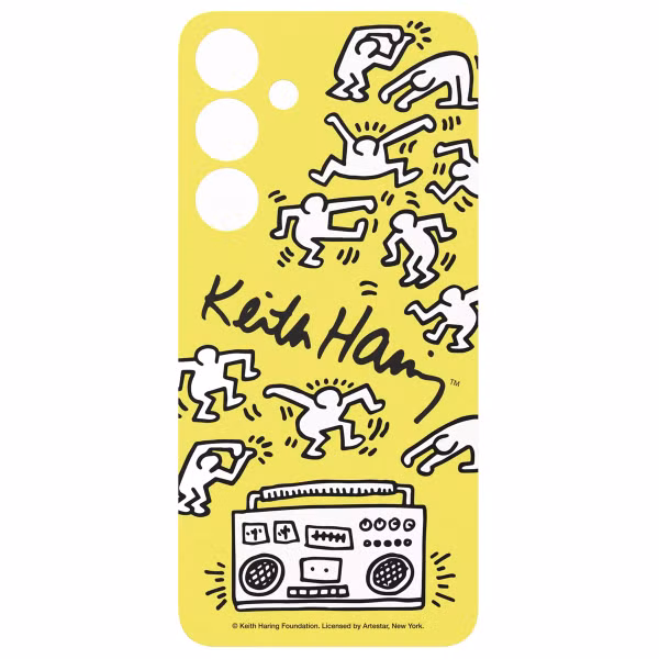 Samsung Original Keith Haring Dance Plate für das Galaxy S24 Plus - Yellow