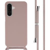 imoshion SilikonHülle mit Band Samsung Galaxy A27 (5G) - Sand Pink