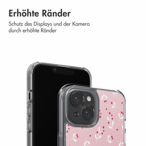 imoshion Design Hülle Apple iPhone 15 - Berries Blush