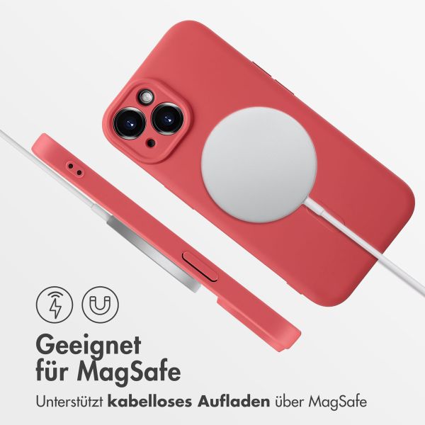 imoshion Color Back Cover mit MagSafe Apple iPhone 15 - Dusty Rose