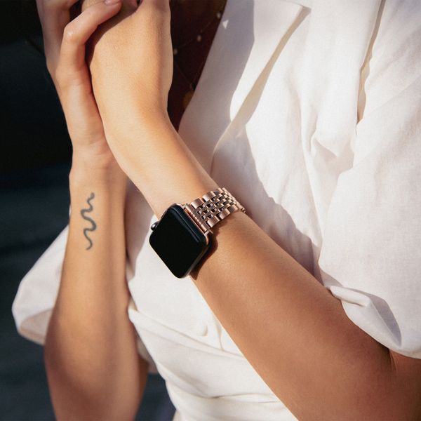Burga Edelstahlarmband für Apple Watch | 38/40/41/42 mm - Rose Gold