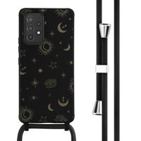 imoshion Silikonhülle design mit Band für das Samsung Galaxy A53 - Sky Black