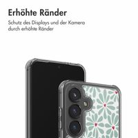 imoshion Design Hülle Samsung Galaxy S24 - Bloom Love Sage Green