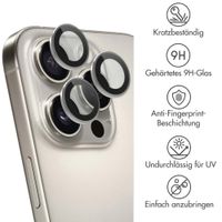 imoshion 2er-Pack Objektivschutz für Kamera für das Apple iPhone 16 Pro / 16 Pro Max - Natural / Titanium