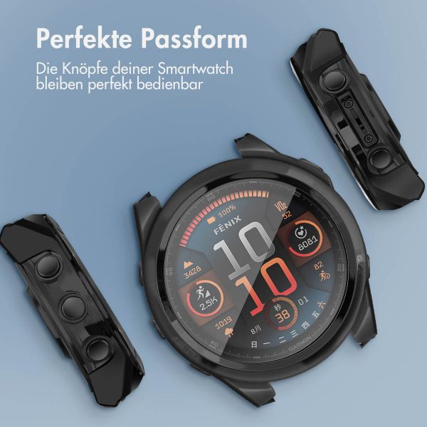 imoshion Full Cover Hard Case Garmin Fenix 8 - 51 mm - Schwarz