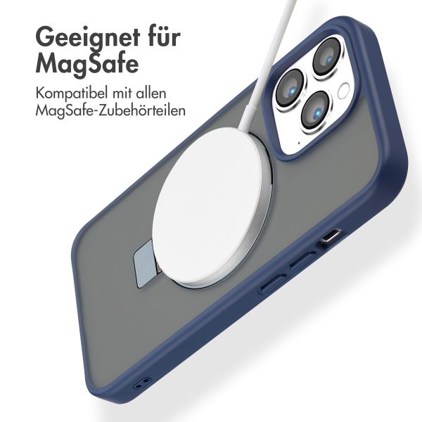 Accezz Ring Stand Backcover mit MagSafe Apple iPhone 13 Pro - Blau