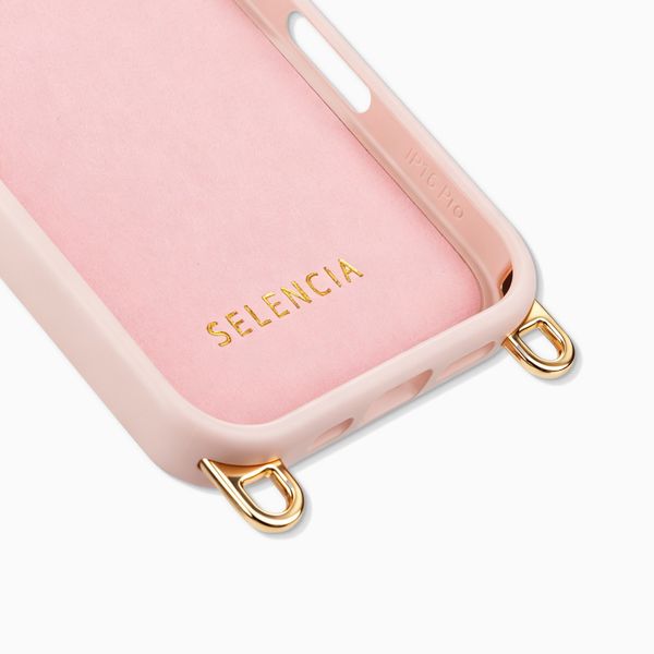 Selencia Rivièra Backcover mit MagSafe mit abnehmbaren Haken Apple iPhone 16 Pro - Sorbet Pink