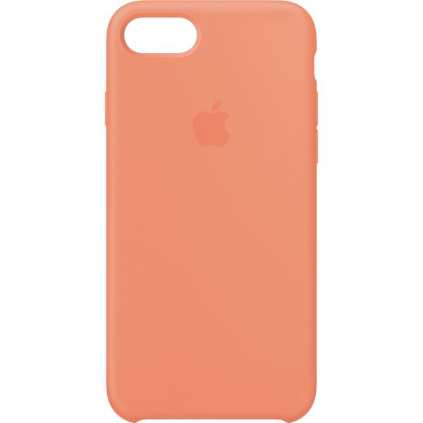 Apple Silikon-Case iPhone SE (2022 / 2020) / 8 / 7 - Peach