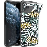 imoshion Design Hülle iPhone 11 Pro - Dschungel - Weiß / Schwarz