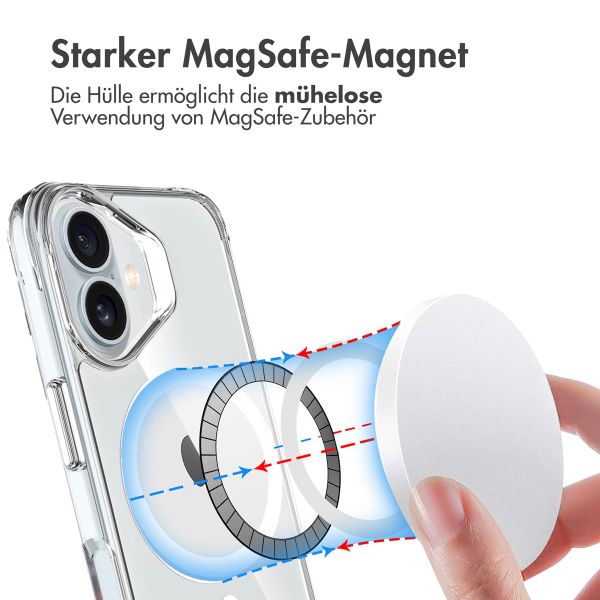 imoshion Rugged Air MagSafe Case Apple iPhone 16 - Transparent