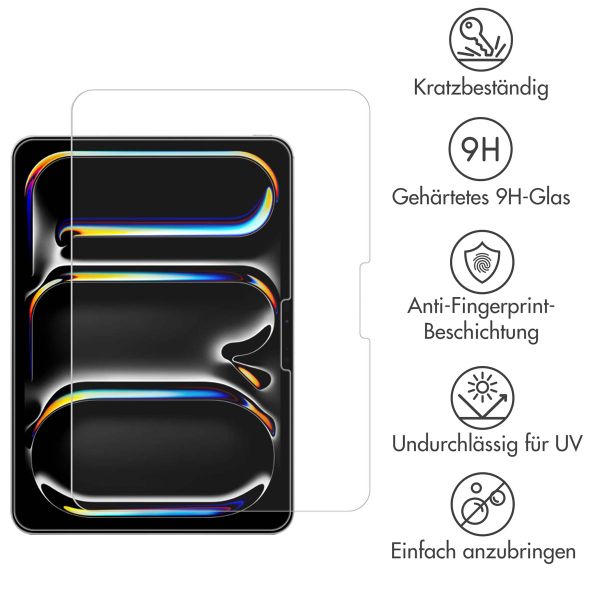 imoshion Displayschutz aus gehäretem Glas Apple iPad Pro 11 (2024) M4