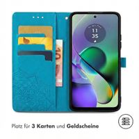 imoshion Mandala Klapphülle Motorola Moto G54 - Türkis