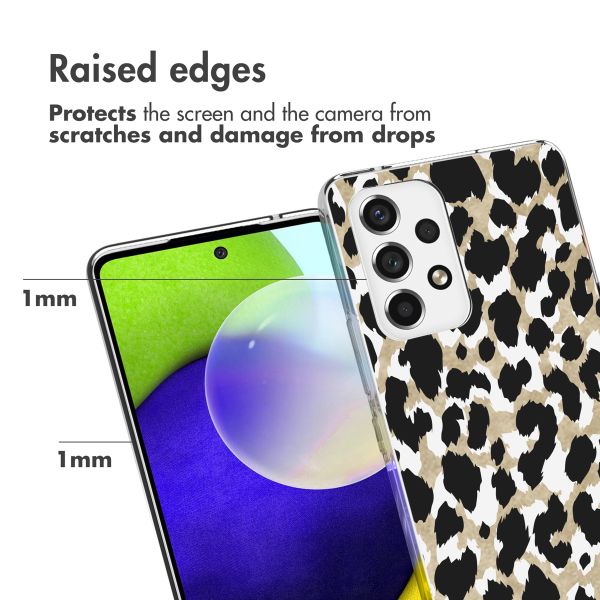 imoshion Design Hülle Samsung Galaxy A53 - Golden Leopard