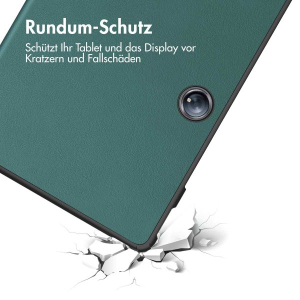 imoshion Trifold Klapphülle für das OnePlus Pad 2 - Dunkelgrün