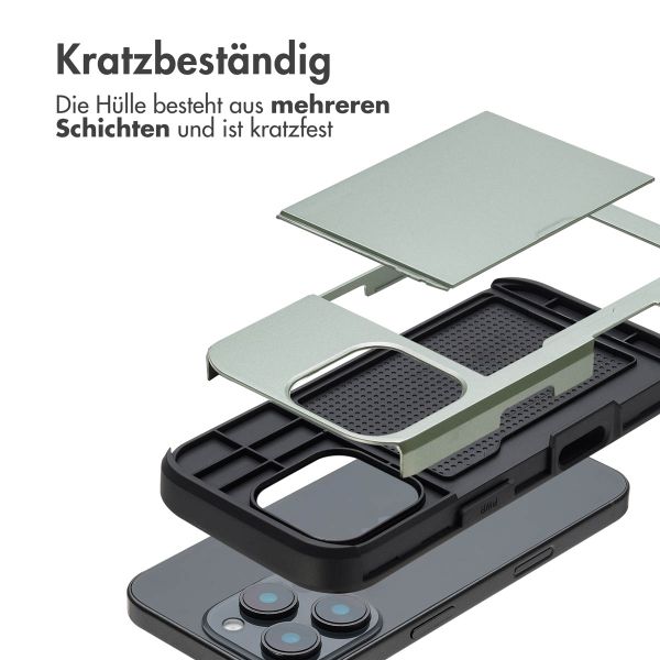 imoshion Backcover mit Kartenfach für das iPhone 16 Pro - Grün