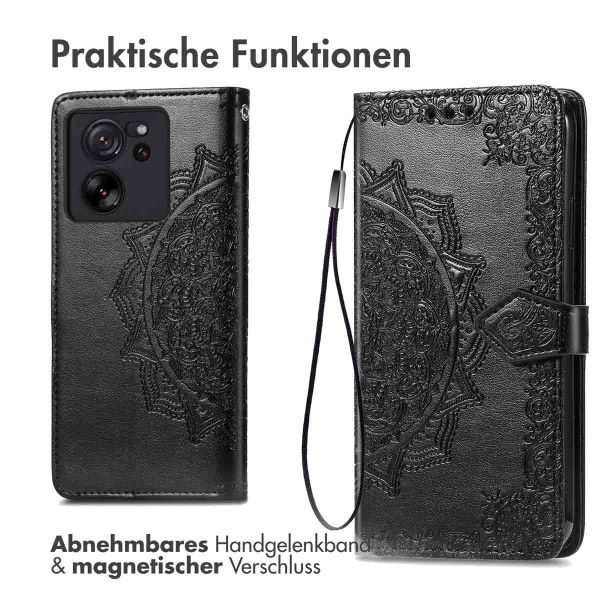 imoshion Mandala Klapphülle Xiaomi 13T / 13T Pro - Schwarz