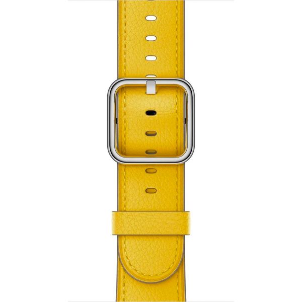 Apple Leather Band Classic Buckle für die Apple Watch Series 1-9 / SE - 38/40/41 mm / Series 10 - 42 mm - Sunflower