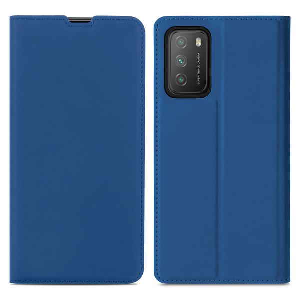 imoshion Slim Folio Klapphülle Xiaomi Poco M3 - Dunkelblau