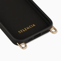 Selencia Rivièra Backcover mit MagSafe mit abnehmbaren Haken Apple iPhone 15 Pro - Velvet Black