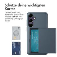 imoshion Backcover mit Kartenfach für das Samsung Galaxy S24 FE - Dunkelblau