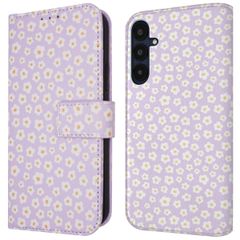 imoshion Design Klapphülle Samsung Galaxy A55 - White Daisy