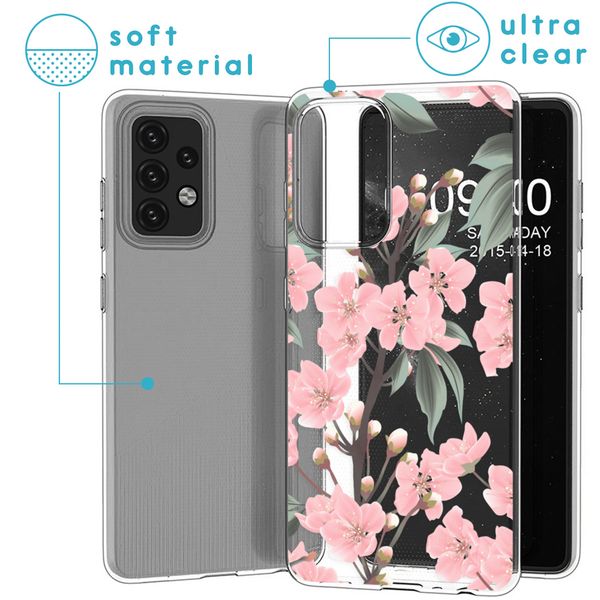 imoshion Design Hülle für das Samsung Galaxy A52(s) (5G/4G) - Cherry Blossom