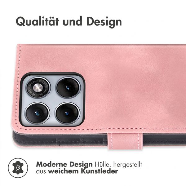 imoshion Klapphülle mit Kordel Motorola Edge 70 Fusion - Rosa
