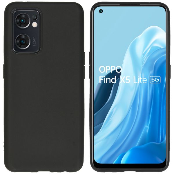 imoshion TPU Color Cover Oppo Find X5 Lite 5G - Schwarz