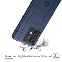 imoshion Rugged Shield Backcover für das Motorola Edge 40 Neo - Dunkelblau