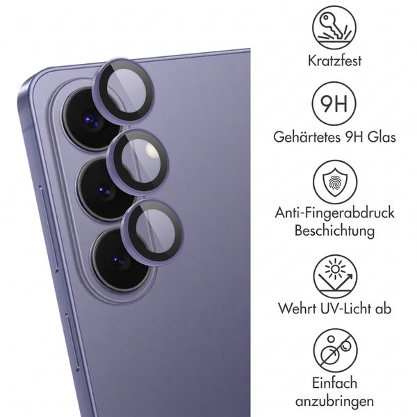 imoshion 2er-Pack Objektivschutz für Kamera für das Samsung Galaxy S26 / S26 Plus - Cobalt Blue