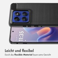 imoshion Brushed Back Cover Motorola Edge 60 Pro - Schwarz