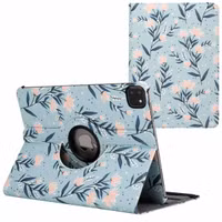 imoshion 360° drehbare Design Klapphülle Apple iPad Pro 11 (2022 / 2021 / 2020 / 2018) - Flowers
