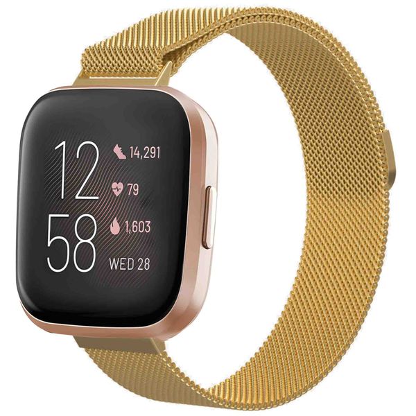 imoshion Mailändische Magnetarmband für das Fitbit Versa 2 / Versa Lite - Gold